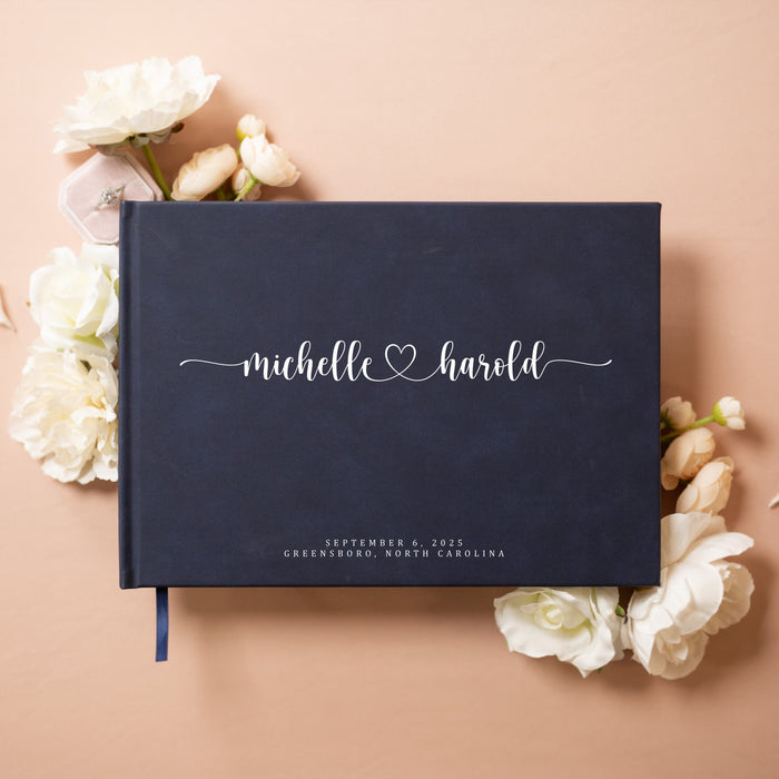 Custom Personalized Guest Book - Style F6