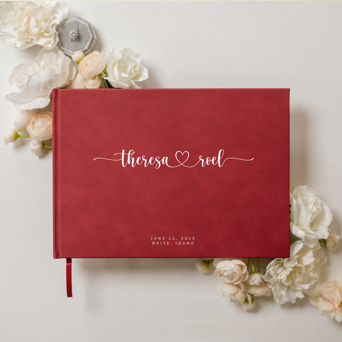 Custom Personalized Guest Book - Style F6