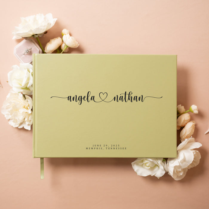 Custom Personalized Guest Book - Style F6