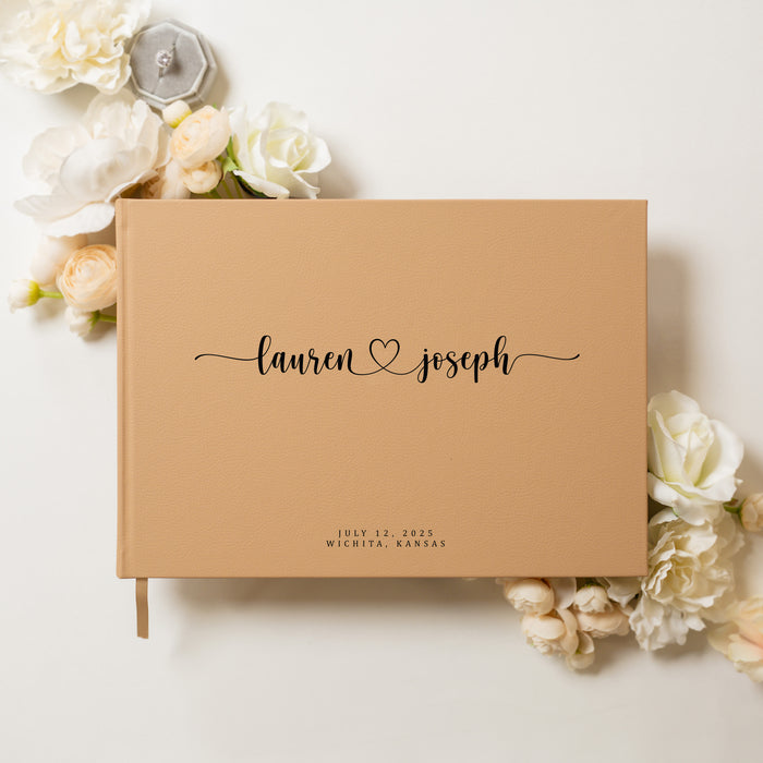 Custom Personalized Guest Book - Style F6