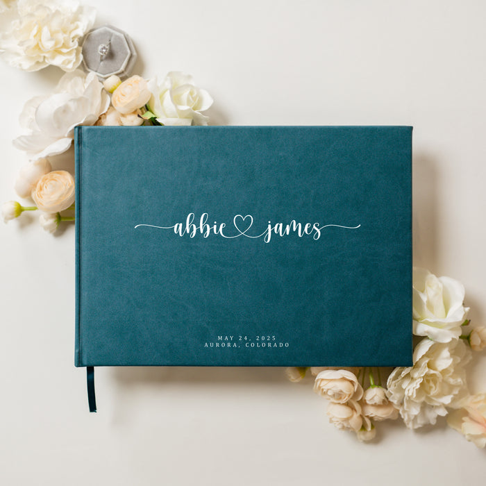 Custom Personalized Guest Book - Style F6