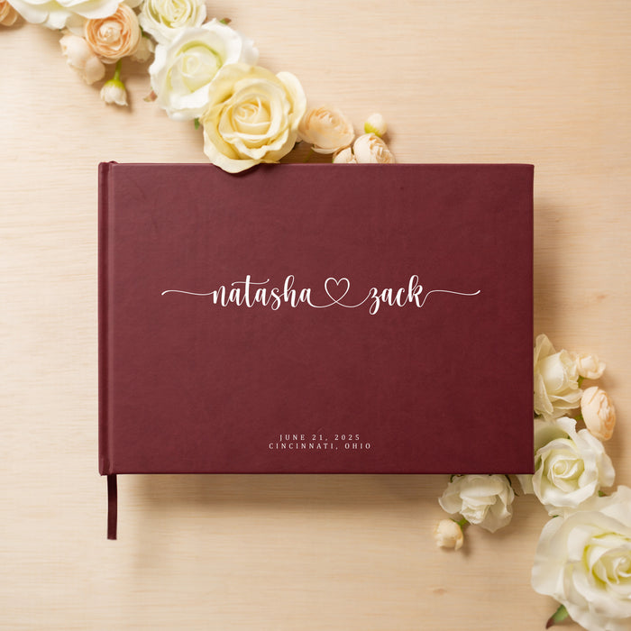 Custom Personalized Guest Book - Style F6