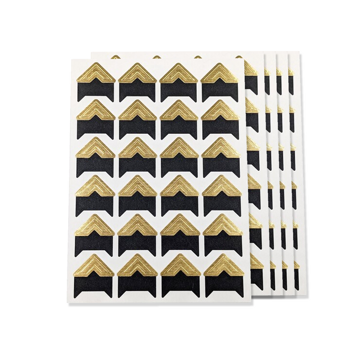 5 Sheets Gold (120 Photo Corner Stickers)