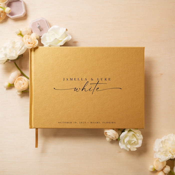 Custom Personalized Guest Book - Style F5