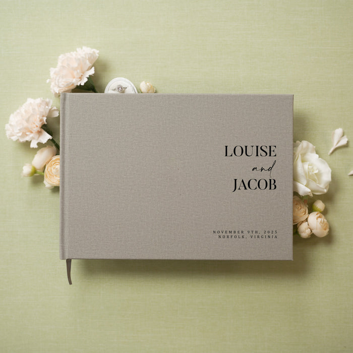 Custom Personalized Guest Book - Style F3