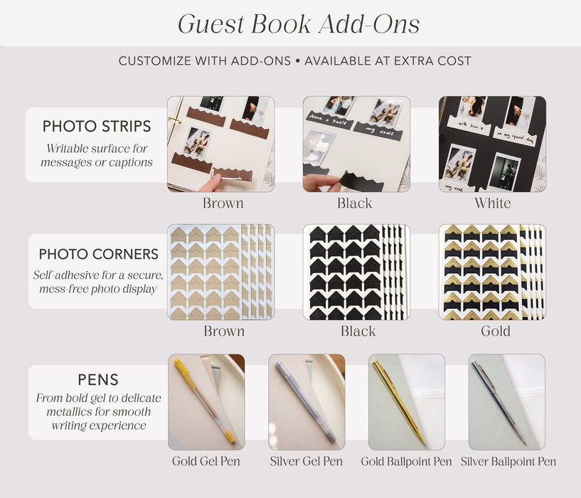 Luxe Photo Guest Book - D2