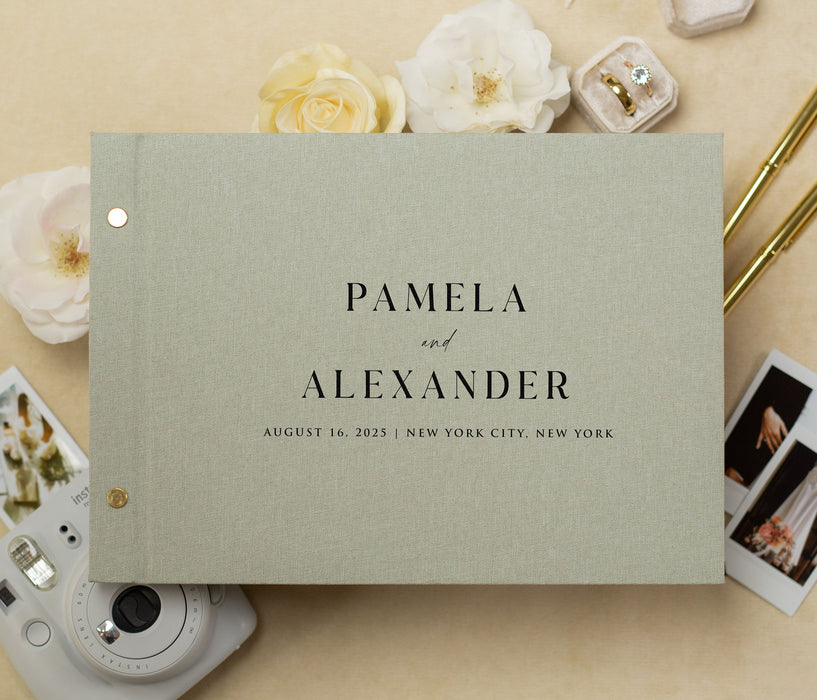 Luxe Photo Guest Book - D1