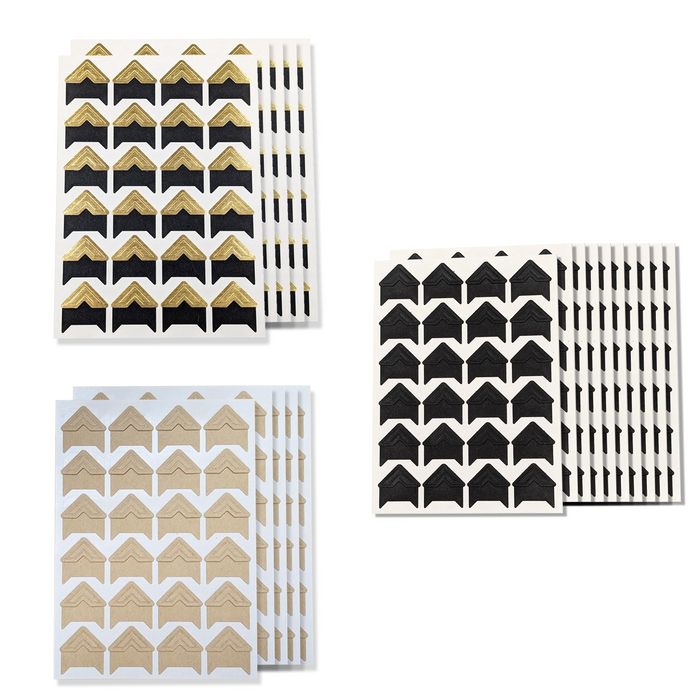 15 Sheets Mixed (360 Photo Corner Stickers)