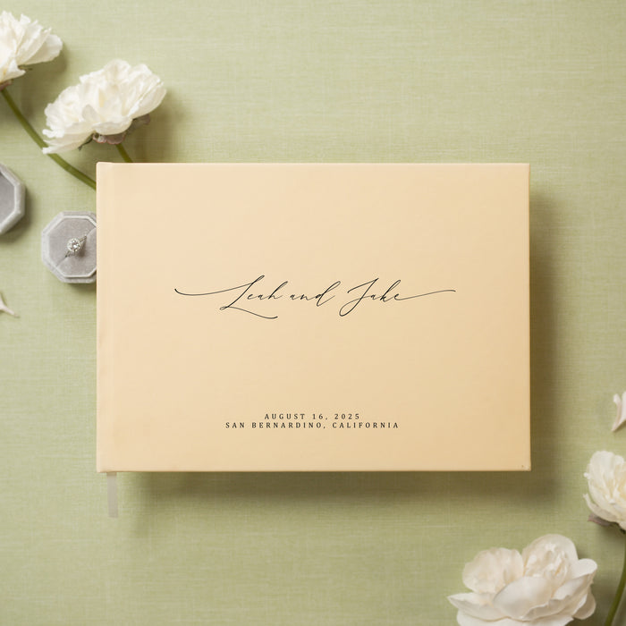 Custom Personalized Guest Book - Style F0