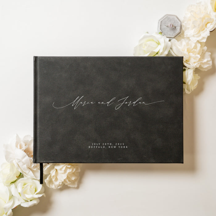 Custom Personalized Guest Book - Style F0