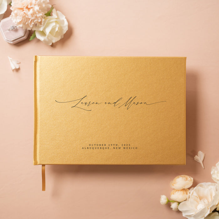 Custom Personalized Guest Book - Style F0