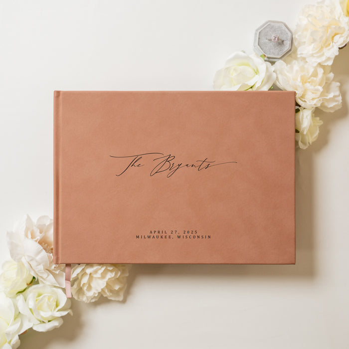 Custom Personalized Guest Book - Style F0