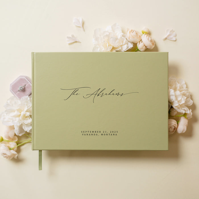 Custom Personalized Guest Book - Style F0