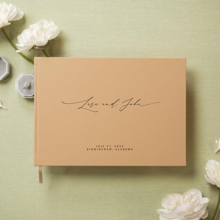 Custom Personalized Guest Book - Style F0