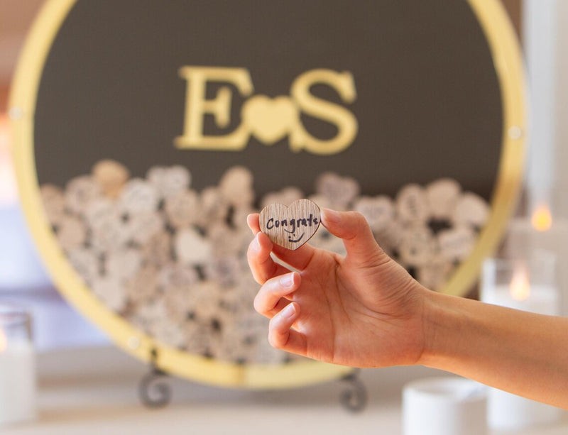 Wedding Guest Book Alternative (Circle)