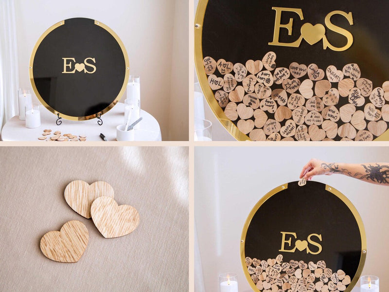 Wedding Guest Book Alternative (Circle)