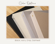 Self Stick Linen Photo Album Binder (D9) - Wedding Guestbook Album Scrapbook Anniversary Love Story Book w/ Refillable Peel-and-stick Pages