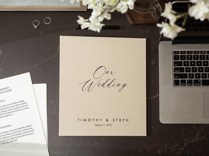 Self Stick Linen Photo Album Binder (D9)