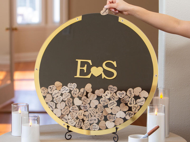 Wedding Guest Book Alternative (Circle)