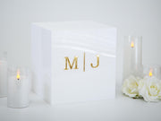 Acrylic Wedding Card Box - Custom Wedding Envelope Box with Lock, Personalized Wedding Decor, Memory Box for Gifts, Money Box