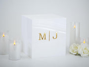 Acrylic Wedding Card Box - Custom Wedding Envelope Box with Lock, Personalized Wedding Decor, Memory Box for Gifts, Money Box