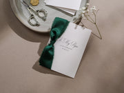 Wedding day folded card w/ envelope (d3) - thank you cards to family bridal party bridesmaid mom dad mil fil moh parents gift 4.5x6.25"