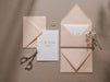 Wedding day folded card (d3) - to my best friend maid of honor bridesmaid on my wedding day custom card with envelope thank you