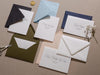 Wedding day folded card (d3) - thank you cards to family bridal party bridesmaid mom dad mil fil moh parents gift 4.5x6.25"