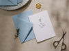 Wedding day folded card (d1) - thank you cards to family bridal party moh bridesmaid mom dad mil fil parents gift 4.5x6.25"