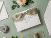 Wedding day folded card w/ envelope (d3) - thank you cards to family bridal party bridesmaid mom dad mil fil moh parents gift 4.5x6.25"