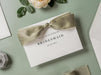 Wedding day folded card w/ envelope (d5) - custom thank you for being my maid matron of honor bridesmaid bestfriend from bride 4.5x6.25"