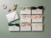 Wedding day folded card w/ envelope (d2) - to my best friend maid of honor bridesmaid on my wedding day custom card with date 4.5x6.25"