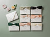 Wedding day folded card w/ envelope (d2) - to my best friend maid of honor bridesmaid on my wedding day custom card with date 4.5x6.25"