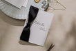 Will You Be My? Proposal Cards w/ Ribbon (D9) - Ring Bearer, Bridesmaid, Maid of Honor, Groomsmen, Officiant, Wedding Party, 4.5x6.25"