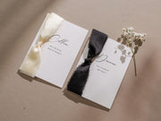 Will You Be My? Proposal Cards w/ Ribbon (D7) - Maid of Honor, Groomsmen, Flower Girl, Ring Bearer, Wedding Party, 4.5x6.25"