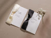 Will You Be My? Proposal Cards w/ Ribbon (D7) - Maid of Honor, Groomsmen, Flower Girl, Ring Bearer, Wedding Party, 4.5x6.25"