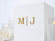 Acrylic Wedding Card Box - Custom Wedding Envelope Box with Lock, Personalized Wedding Decor, Memory Box for Gifts, Money Box