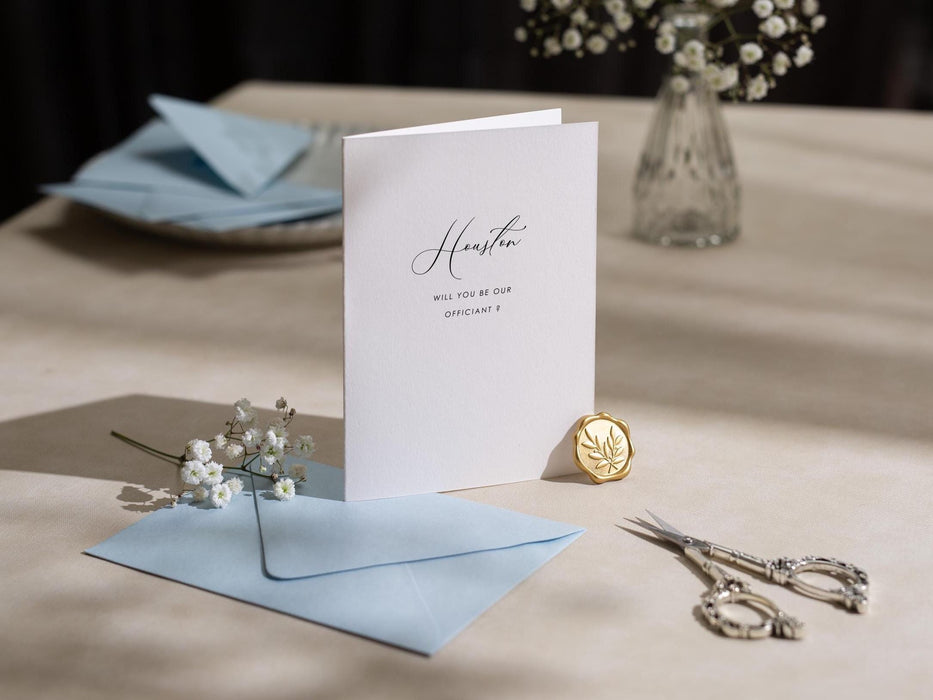 Will You Be My? Proposal Cards w/ Envelope (D7) - Flower Girl, Bridesmaid, Maid of Honor, Groomsmen, Matron of Honor, 4.5x6.25"