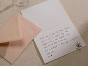 Wedding day folded card (d2) - to my best friend maid of honor bridesmaid on my wedding day custom card with envelope thank you 4.5x6.25"