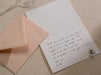 Gold Embossed Folded Card w/ Envelope (Bridesmaid) - Will You Be My Bridesmaid Proposal Card Minimalist Golden Letter Wedding Stationery