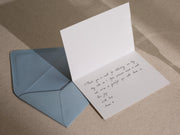 Gold Embossed Folded Card w/ Envelope (Bridesmaid) - Wedding Party Stationery Bridesmaid Proposal Card Will You Be My Bridesmaid Request