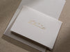 Gold Embossed Folded Card w/ Envelope (Bridesmaid) - Wedding Party Stationery Bridesmaid Proposal Card Will You Be My Bridesmaid Request