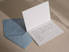 Gold Embossed Folded Card w/ Envelope (TY2) - 4.5 x 6.25 Classic Stationery Foil Pressed Letter Set Thank You Note Wedding Bridal Shower