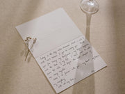 Gold Embossed Folded Card w/ Envelope (Matron) - Will You Be My Matron Of Honor Proposal Bridesmaid Request Card Letter Stationery Wedding