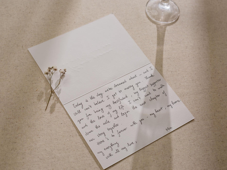 Gold Embossed Folded Card w/ Envelope (Matron) - Will You Be My Matron Of Honor Proposal Bridesmaid Request Card Letter Stationery Wedding