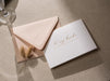 Gold Embossed Folded Card w/ Envelope (Bride) - To My Bride On Our Wedding Day Card From Groom Letter Stationery Modern Simple Minimalist