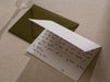 Gold Embossed Folded Card w/ Envelope (Groom) - Wedding Day Card For Groom From Bride Elegant Message Romantic Wedding Morning Gift For Him