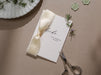 Wedding day folded card w/ envelope (d4) - to my husband wife groom bride on our wedding day custom date on card ribbon envelope 4.5x6.25"