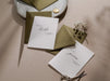 Wedding day folded card (d4) - to my husband wife groom bride love on our wedding day custom date on card includes envelope 4.5x6.25"