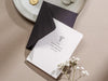 Wedding day folded card (d1) - thank you cards to family bridal party moh bridesmaid mom dad mil fil parents gift 4.5x6.25"